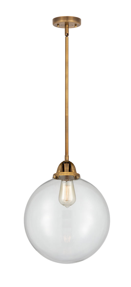 Innovations - 288-1S-BB-G202-12-LED - LED Mini Pendant - Nouveau 2 - Brushed Brass
