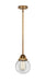 Innovations - 288-1S-BB-G202-6 - One Light Mini Pendant - Nouveau 2 - Brushed Brass