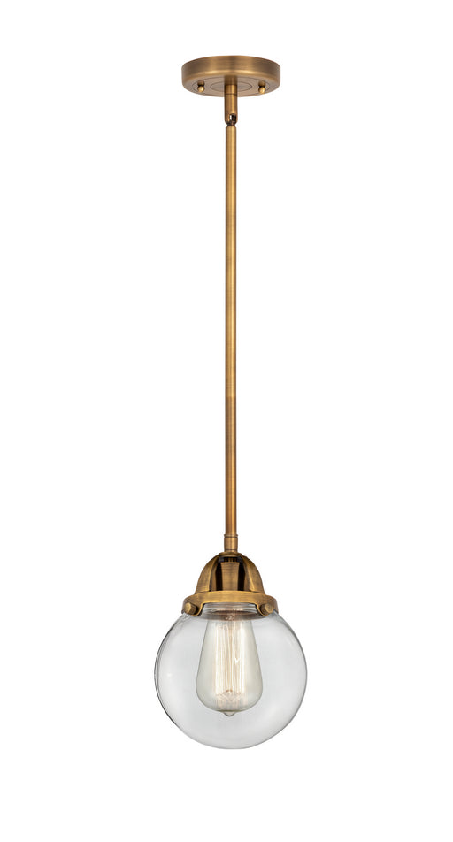 Innovations - 288-1S-BB-G202-6-LED - LED Mini Pendant - Nouveau 2 - Brushed Brass