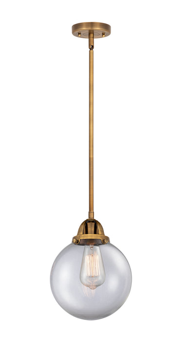 Innovations - 288-1S-BB-G202-8 - One Light Mini Pendant - Nouveau 2 - Brushed Brass