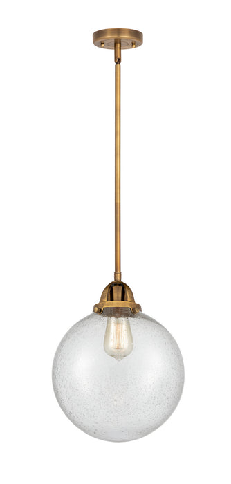Innovations - 288-1S-BB-G204-10-LED - LED Mini Pendant - Nouveau 2 - Brushed Brass