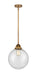 Innovations - 288-1S-BB-G204-10-LED - LED Mini Pendant - Nouveau 2 - Brushed Brass