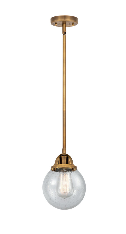Innovations - 288-1S-BB-G204-6 - One Light Mini Pendant - Nouveau 2 - Brushed Brass