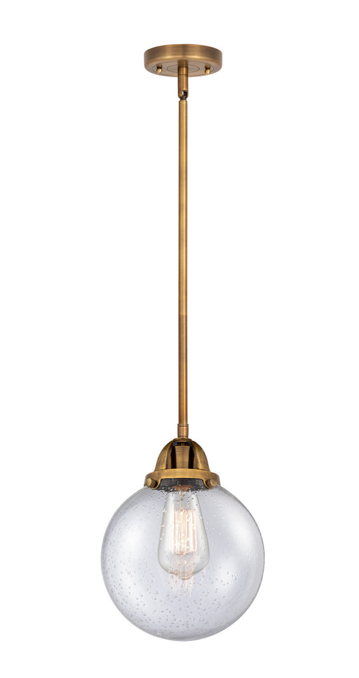 Innovations - 288-1S-BB-G204-8 - One Light Mini Pendant - Nouveau 2 - Brushed Brass