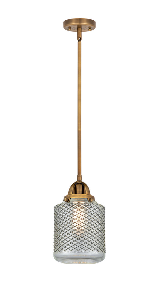 Innovations - 288-1S-BB-G262-LED - LED Mini Pendant - Nouveau 2 - Brushed Brass