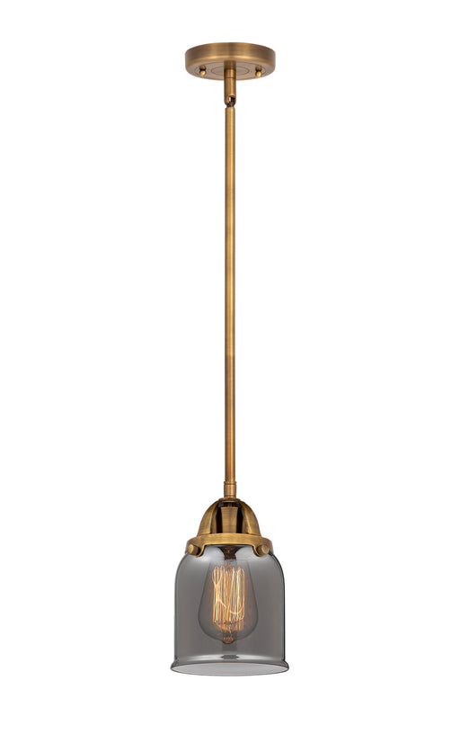 Innovations - 288-1S-BB-G53-LED - LED Mini Pendant - Nouveau 2 - Brushed Brass