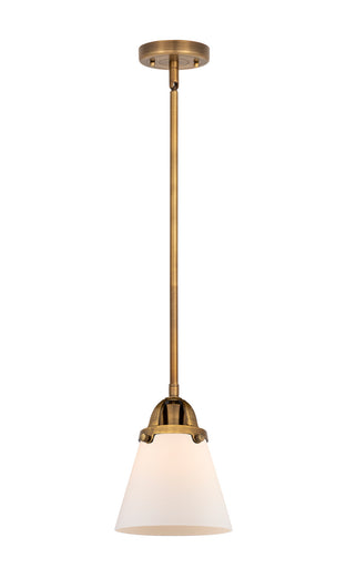 Nouveau 2 LED Mini Pendant Brushed Brass