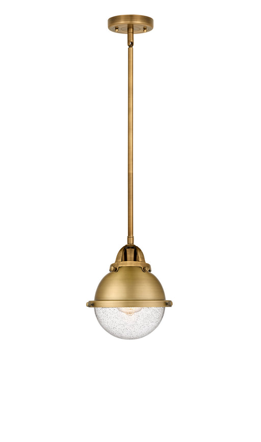 Innovations - 288-1S-BB-HFS-64-BB - One Light Mini Pendant - Nouveau 2 - Brushed Brass