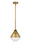 Innovations - 288-1S-BB-HFS-64-BB-LED - LED Mini Pendant - Nouveau 2 - Brushed Brass