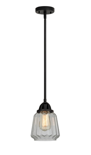 Nouveau 2 LED Mini Pendant Matte Black
