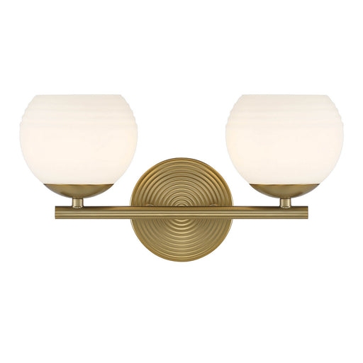 Designers Fountain - D251H-2B-BG - Two Light Vanity - Moon Breeze - Brushed Gold