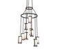 Meyda Tiffany - 251320 - Nine Light Chandelier - Cartier - Wrought Iron