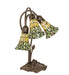 Meyda Tiffany - 251688 - Three Light Table Lamp - Stained Glass Pond Lily - Mahogany Bronze