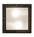 Meyda Tiffany - 251751 - Two Light Flushmount - Hyde Park - Craftsman Brown