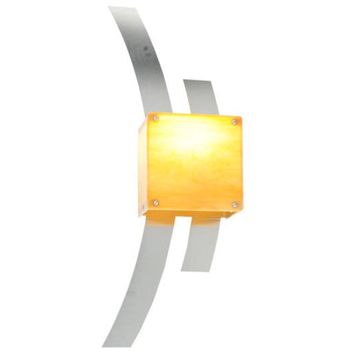 Meyda Tiffany - 254834 - LED Wall Sconce - Tortuga Luna - Brushed Nickel,Satin Stainless Steel
