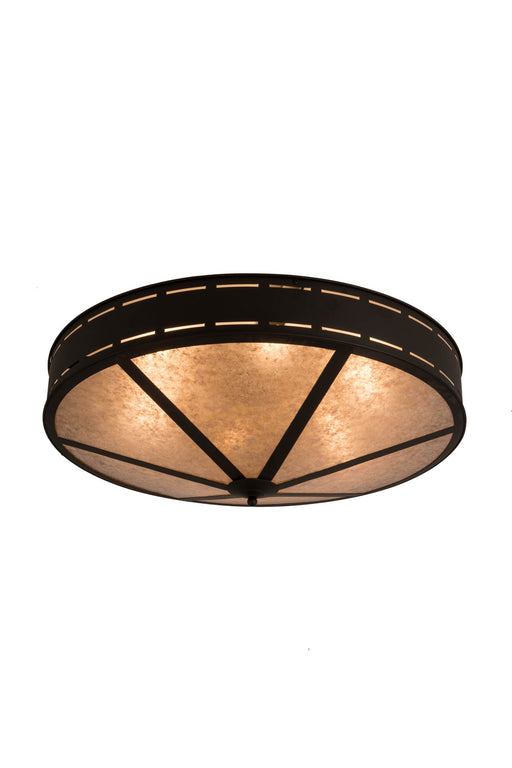 Meyda Tiffany - 254942 - Six Light Flushmount - Craftsman - Oil Rubbed Bronze