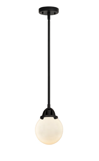Nouveau 2 LED Mini Pendant Matte Black