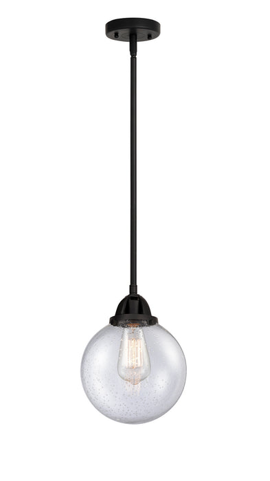 Innovations - 288-1S-BK-G204-8-LED - LED Mini Pendant - Nouveau 2 - Matte Black