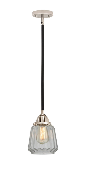 Innovations - 288-1S-BPN-G142-LED - LED Mini Pendant - Nouveau 2 - Black Polished Nickel