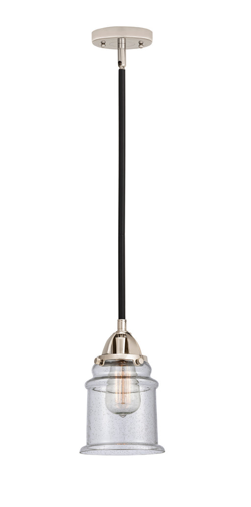 Innovations - 288-1S-BPN-G184-LED - LED Mini Pendant - Nouveau 2 - Black Polished Nickel