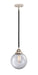 Innovations - 288-1S-BPN-G202-8-LED - LED Mini Pendant - Nouveau 2 - Black Polished Nickel