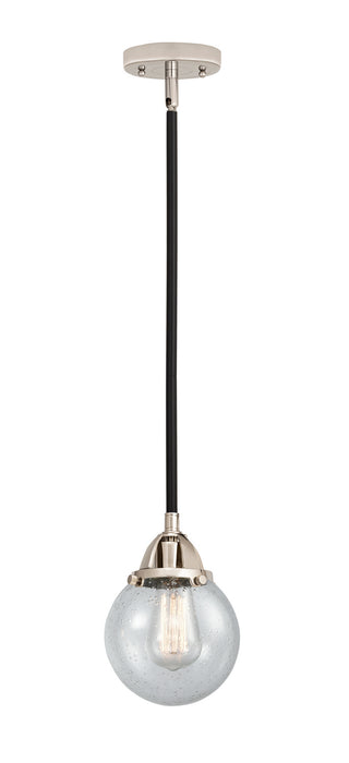 Innovations - 288-1S-BPN-G204-6 - One Light Mini Pendant - Nouveau 2 - Black Polished Nickel