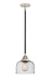 Innovations - 288-1S-BPN-G74-LED - LED Mini Pendant - Nouveau 2 - Black Polished Nickel