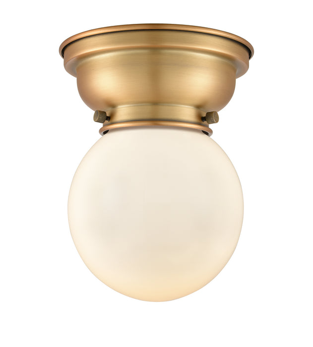 Innovations - 623-1F-BB-G201-6 - One Light Flush Mount - Aditi - Brushed Brass