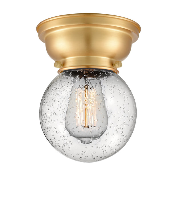 Innovations - 623-1F-SG-G204-6 - One Light Flush Mount - Aditi - Satin Gold