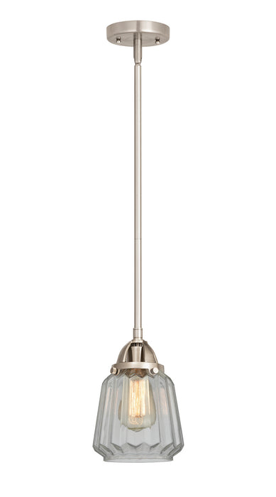 Innovations - 288-1S-SN-G142 - One Light Mini Pendant - Nouveau 2 - Brushed Satin Nickel