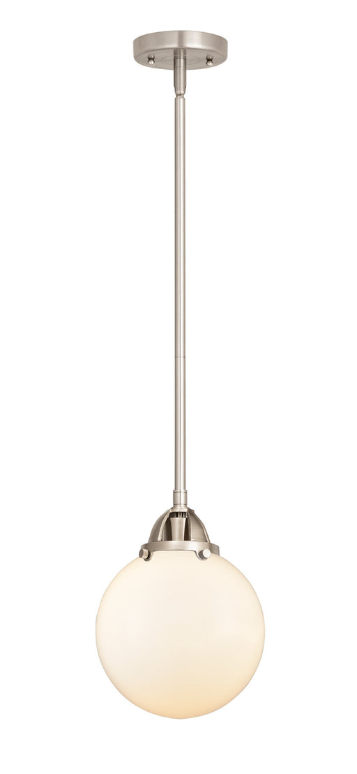 Innovations - 288-1S-SN-G201-8-LED - LED Mini Pendant - Nouveau 2 - Brushed Satin Nickel