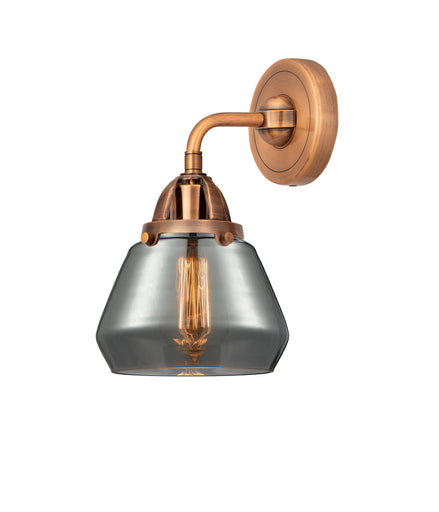 Nouveau 2 One Light Wall Sconce Antique Copper