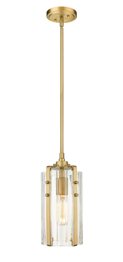 Z-Lite - 3036MP-RB - One Light Pendant - Alverton - Rubbed Brass