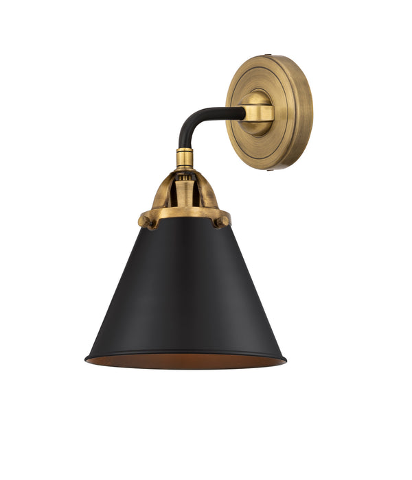 Innovations - 288-1W-BAB-M13-BK - One Light Wall Sconce - Nouveau 2 - Black Antique Brass