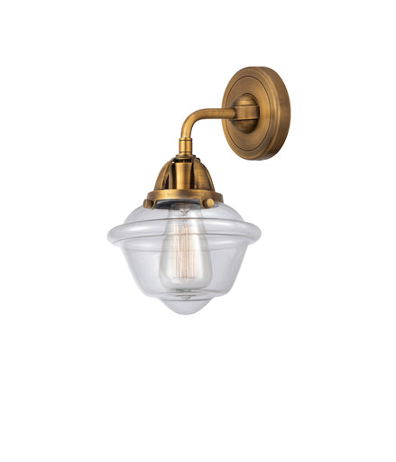 Nouveau 2 One Light Wall Sconce Brushed Brass