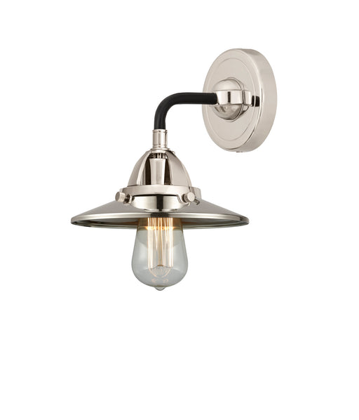 Innovations - 288-1W-BPN-M1-PN - One Light Wall Sconce - Nouveau 2 - Black Polished Nickel