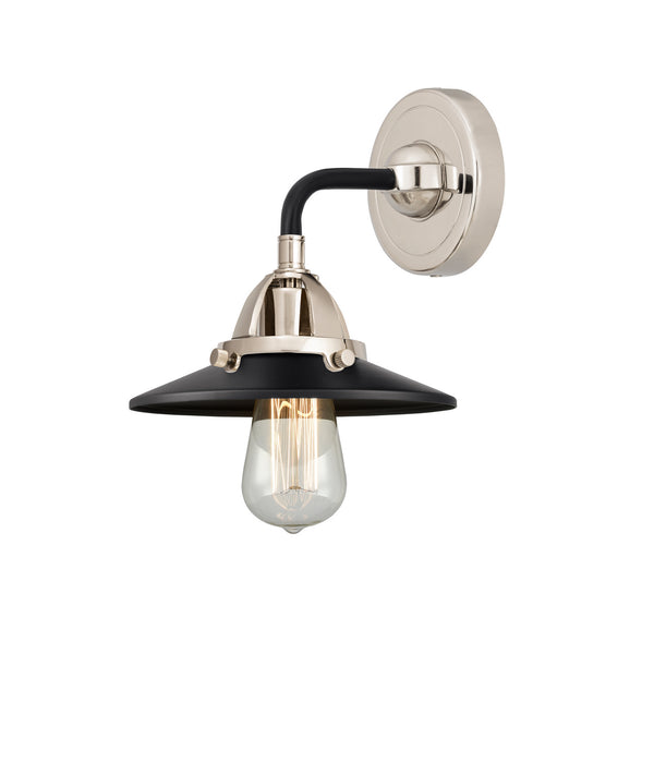 Innovations - 288-1W-BPN-M6-BK-LED - LED Wall Sconce - Nouveau 2 - Black Polished Nickel