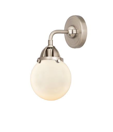 Nouveau 2 One Light Wall Sconce Brushed Satin Nickel