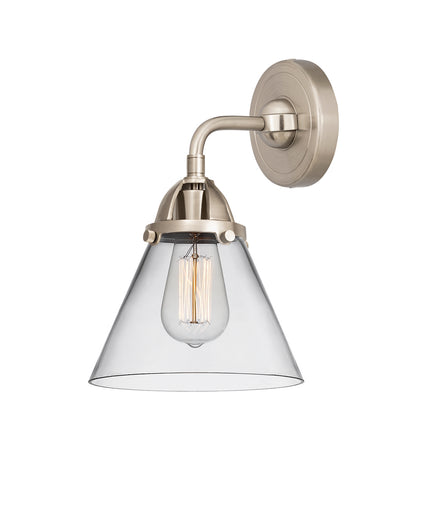 Nouveau 2 One Light Wall Sconce Brushed Satin Nickel