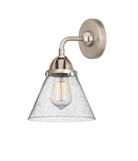 Nouveau 2 LED Wall Sconce Brushed Satin Nickel