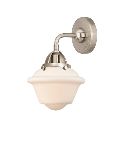 Nouveau 2 One Light Wall Sconce Brushed Satin Nickel