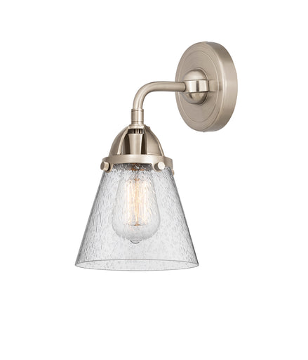 Nouveau 2 One Light Wall Sconce Brushed Satin Nickel