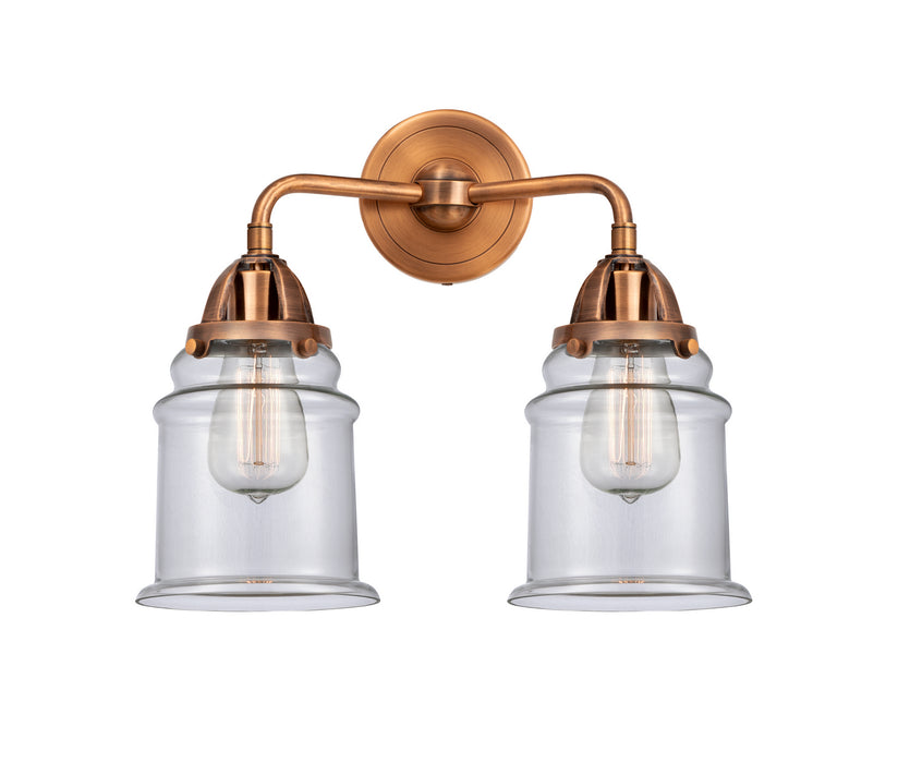 Innovations - 288-2W-AC-G182 - Two Light Bath Vanity - Nouveau 2 - Antique Copper