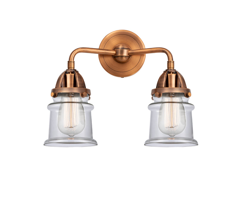 Innovations - 288-2W-AC-G182S - Two Light Bath Vanity - Nouveau 2 - Antique Copper