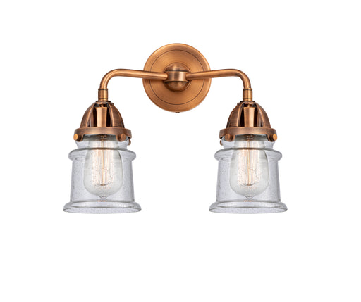Innovations - 288-2W-AC-G184S - Two Light Bath Vanity - Nouveau 2 - Antique Copper
