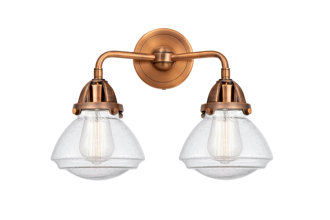 Innovations - 288-2W-AC-G324 - Two Light Bath Vanity - Nouveau 2 - Antique Copper