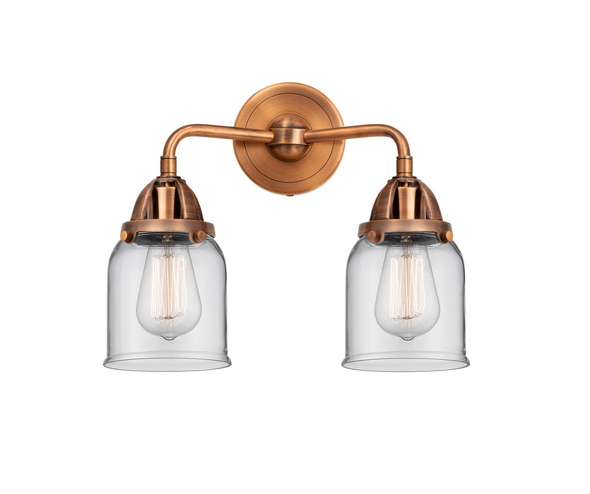 Innovations - 288-2W-AC-G52 - Two Light Bath Vanity - Nouveau 2 - Antique Copper