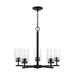 Generation Lighting - 31171-112 - Five Light Chandelier - Oslo - Midnight Black