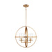 Generation Lighting - 3124673-848 - Three Light Chandelier - Alturas - Satin Brass