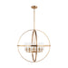 Generation Lighting - 3124675-848 - Five Light Chandelier - Alturas - Satin Brass